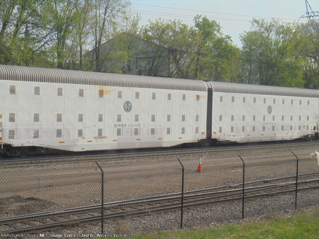 BNSF 314022 rush by